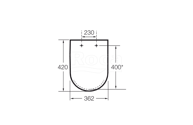 Крышка-сиденье для унитаза Roca Meridian Compact 8012AC00B
